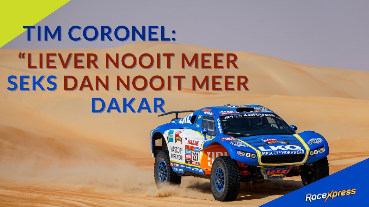 Tim Coronel met goed gevoel naar Dakar: 