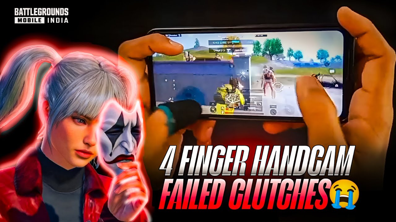 So Close 😭 4 Finger Claw Failed Clutches | Realme 6 BGMI Handcam Gameplay 