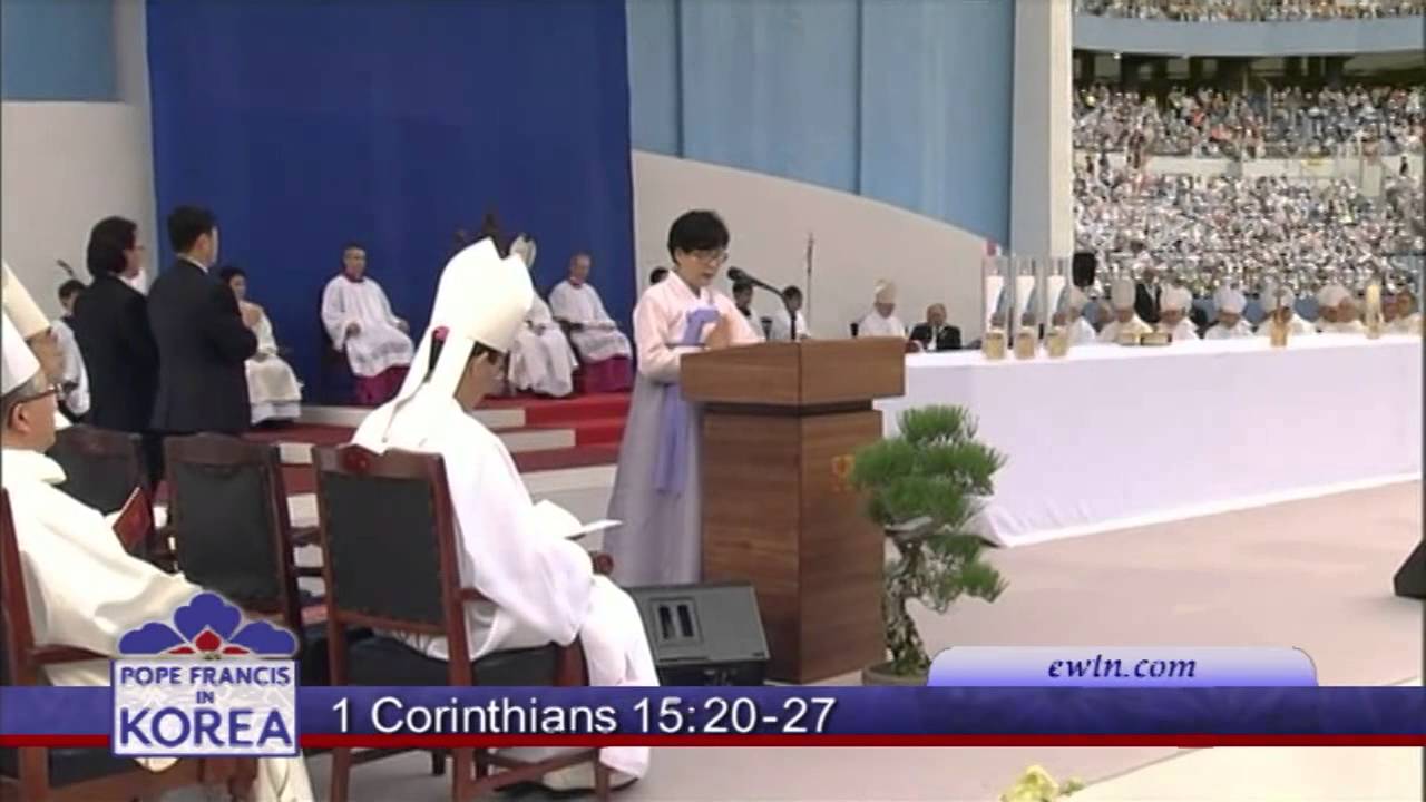 APOSOTOLIC JOURNEY TO THE REPUBLIC OF KOREA - HOLY MASS ON THE FEAST OF THE ASSUMPTION