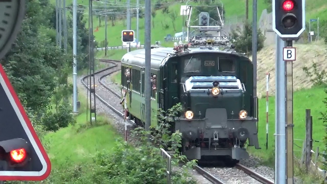 Grosse Napfrundfahrt der Ce 6/8 III Krokodil am 8.8.2021