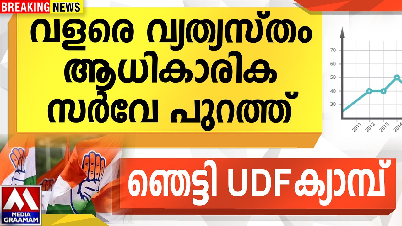 വളരെ വ്യത്യസ്തം |  ആധികാരിക സർവേ പുറത്ത് |  ഞെട്ടി UDFക്യാമ്പ്