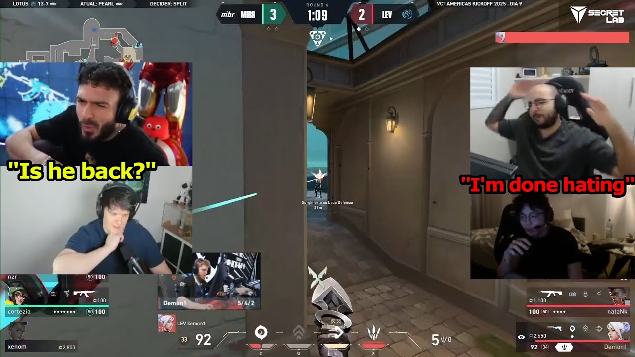 Valorant community reacts to LEV demon1's CRAZY Jett knives 4k against MIBR in ELIMINATION MATCH