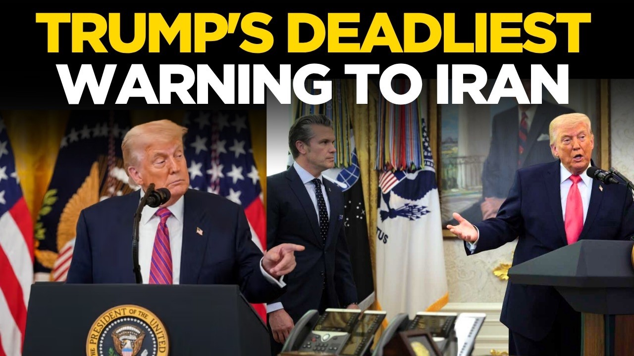 Trump Final Warning To Iran Live: Trump Issues Final Ultimatum to Tehran | US Iran War Updates