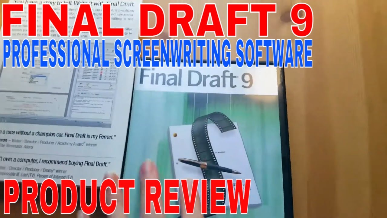 ✅  How To Use Final Draft 9 Professional Screenwriting Software Review 🔴