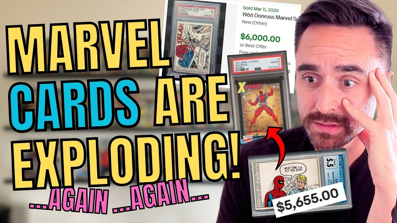 Коллекционные карточки Marvel от Donruss снова пользуются огромным спросом на eBay! Неужели какой...