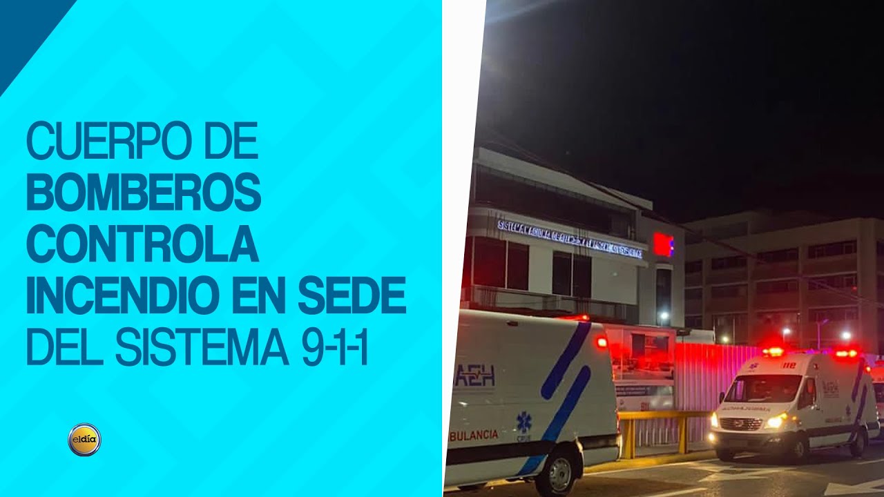 ¡Incendio en el 9-1-1! Personal evacuado y servicios desde Santiago