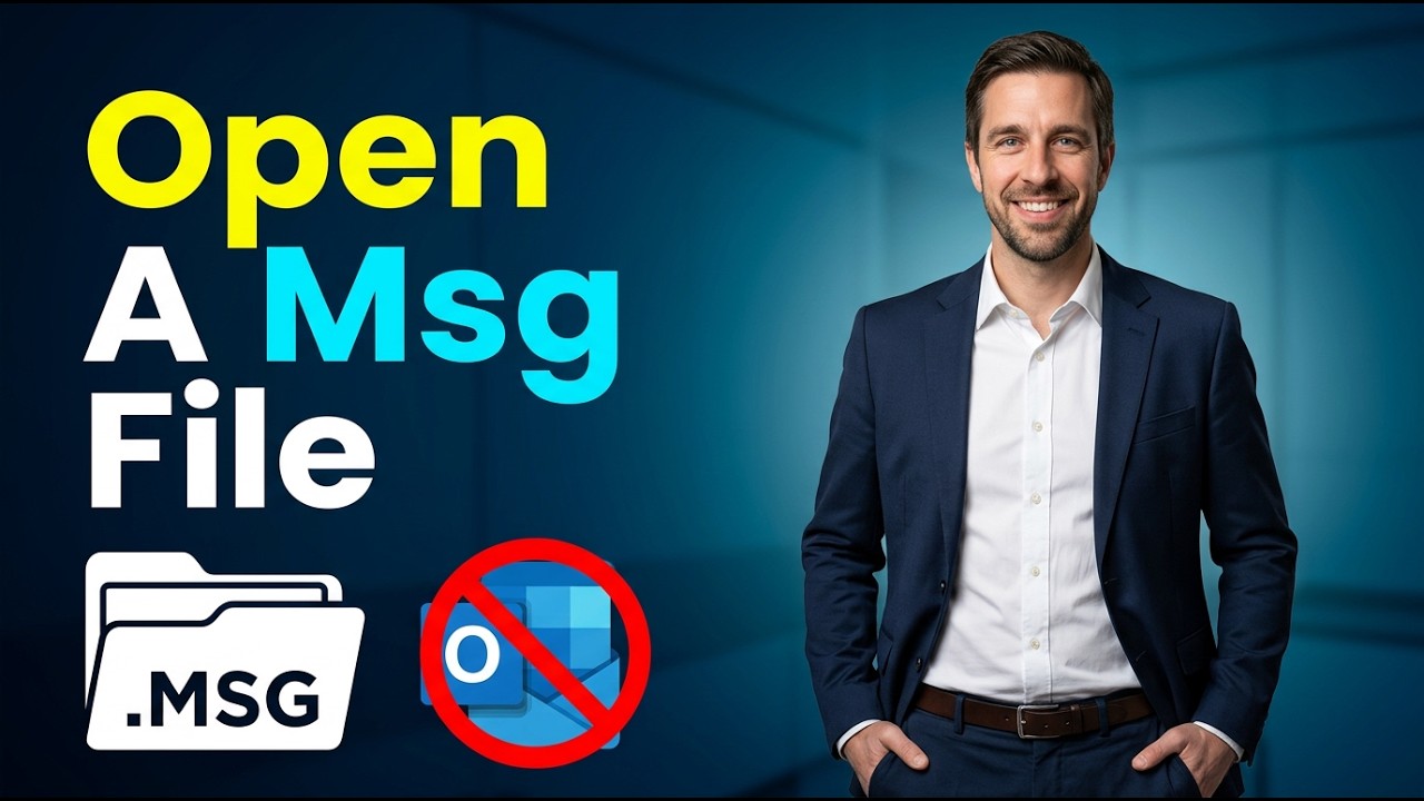 How To Open A .Msg File Without Microsoft Outlook [2026 Guide]
