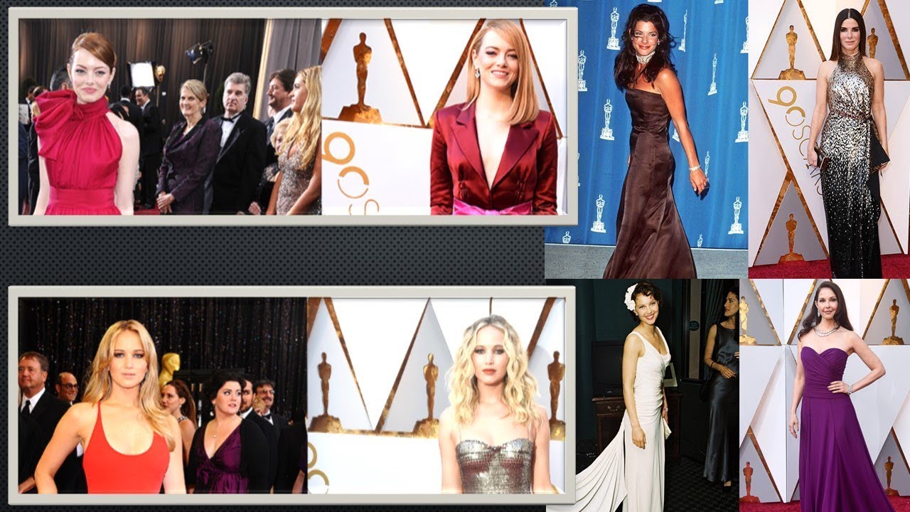 Celebs at Their First Oscars vs  2018