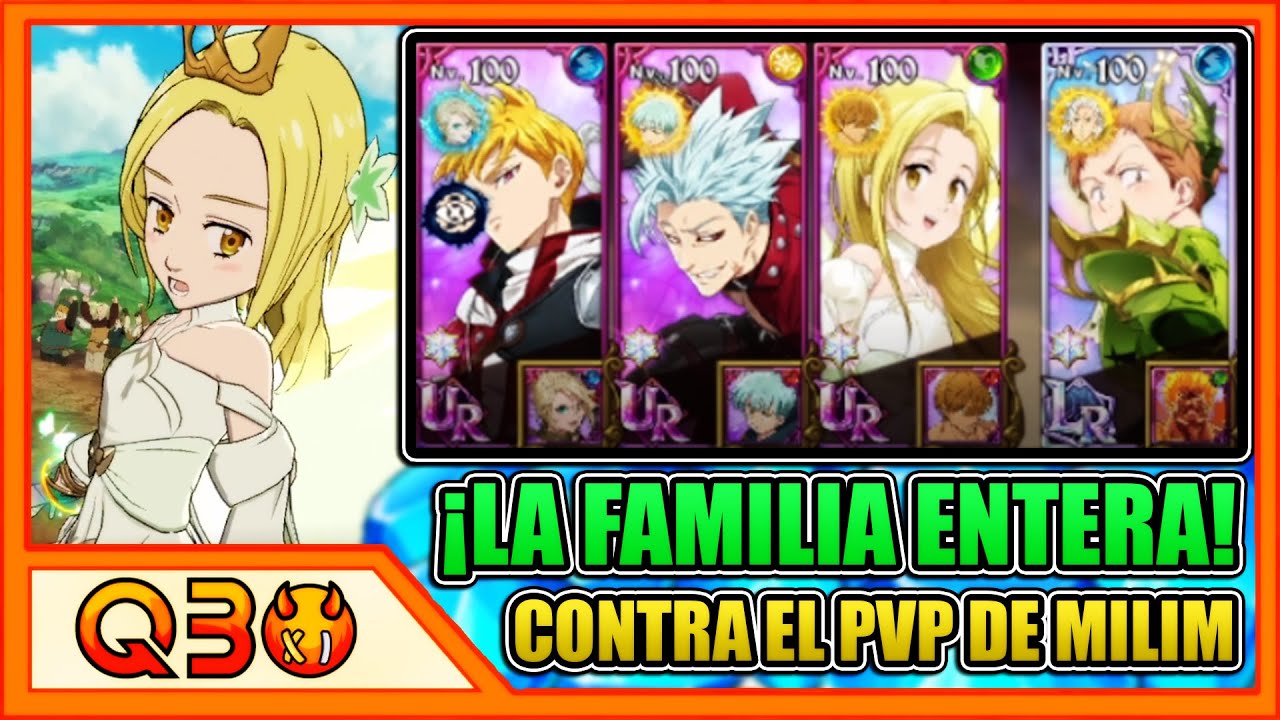 ¡LA FAMILIA DE BAN CONTRA EL PVP! No pensé que iba a salir tan bien lol | 7DS: Grand Cross