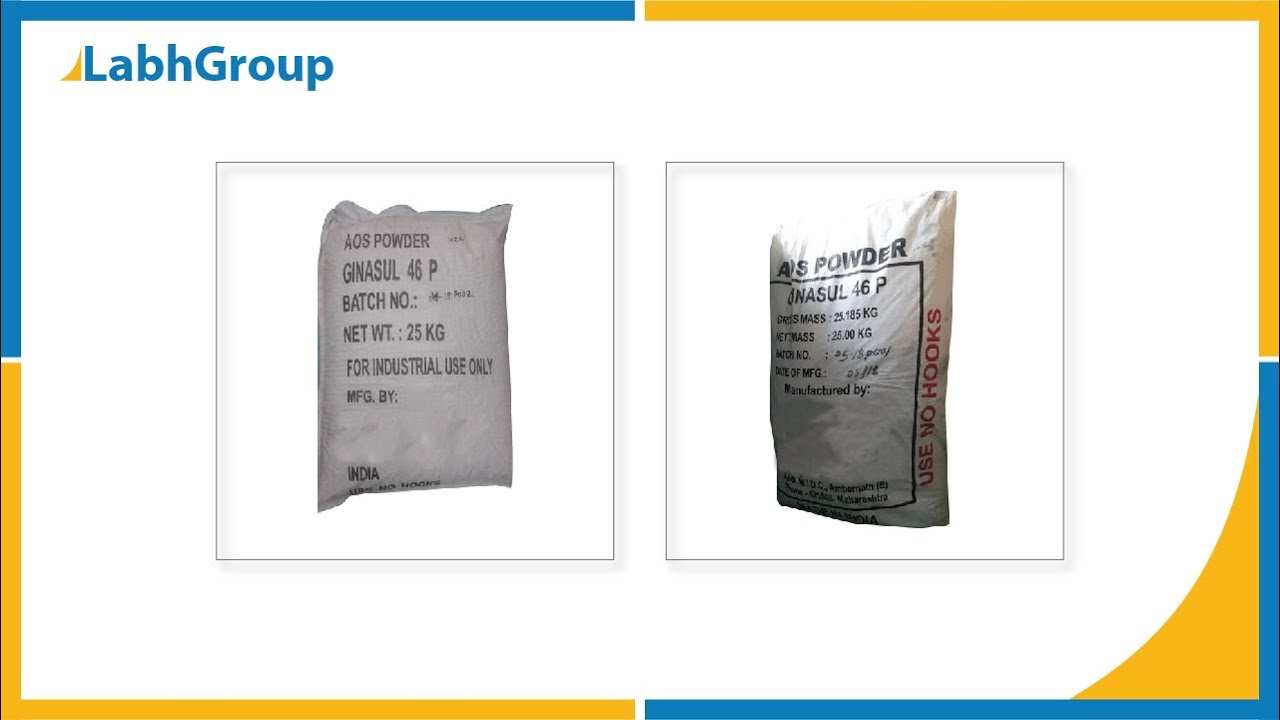 Alpha olefin sulfonates | Best quality AOS powder manufacturer | Labh Group