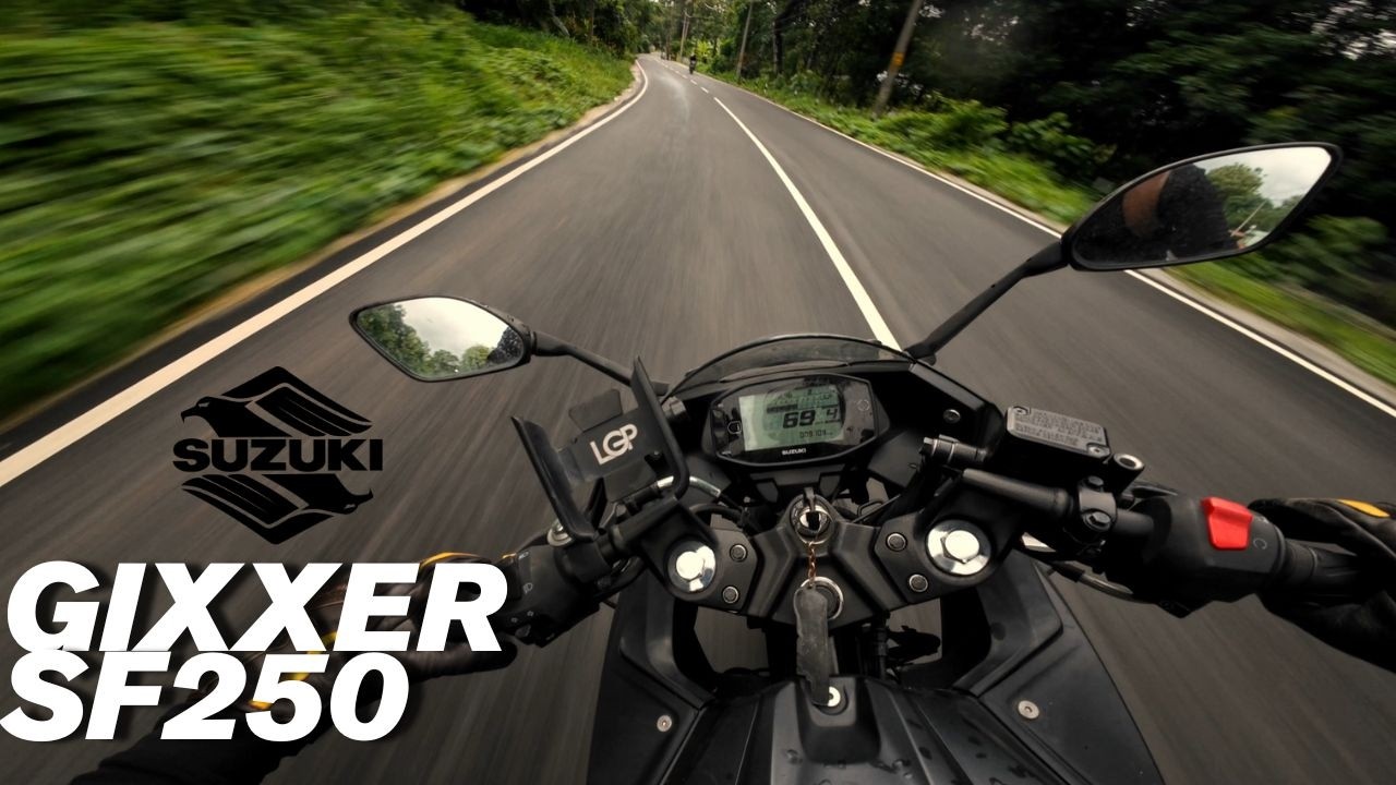 Suzuki Gixxer SF 250 Stock Exhaust | Raw Exhaust Sound  | 4K Cinematic POV | Moonson Ride