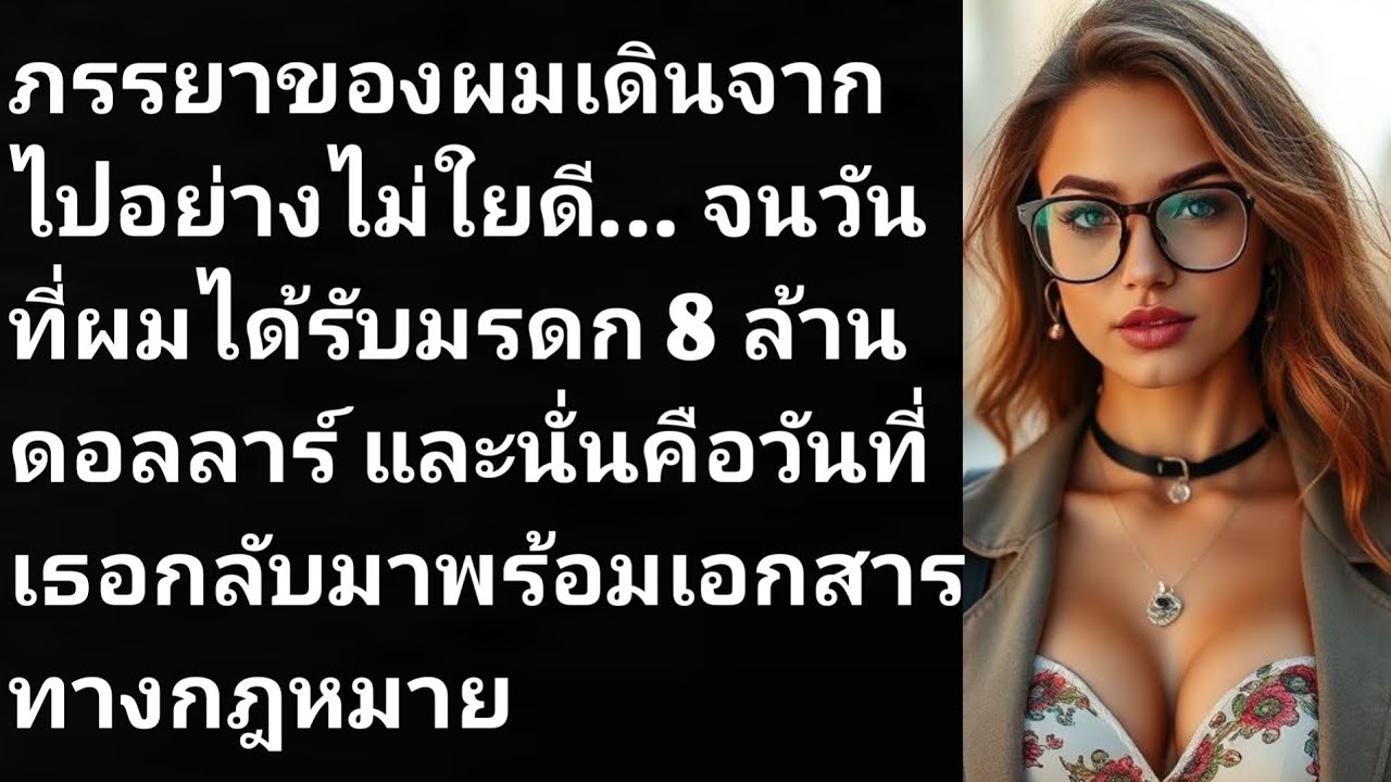 ภรรยาของผมเดินจากไปอย่างไม่ใยดี… จนวันที่ผมได้รับมรดก 8 ล้านดอลลาร์ และนั่นคือวันที่เธอกลับม....