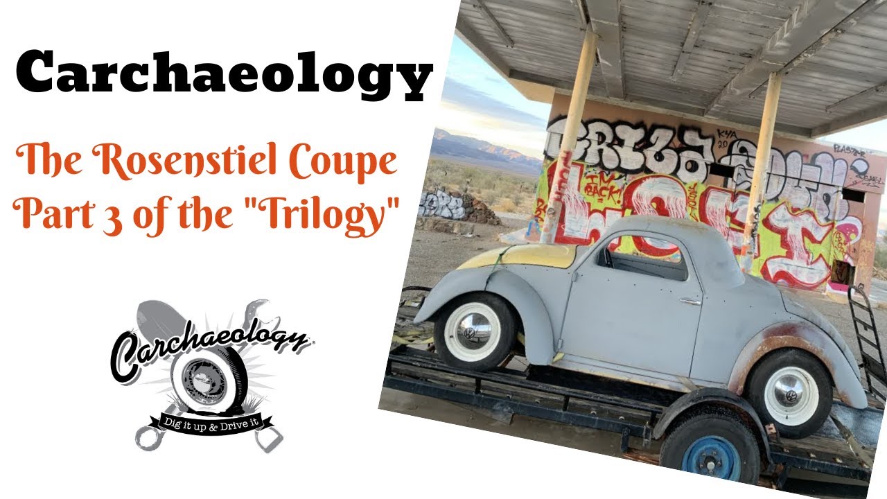 Carchaeology: The Rosenstiel Trilogy Begins! 1 of a kind hand crafted home built VW Hebmuller Coupe