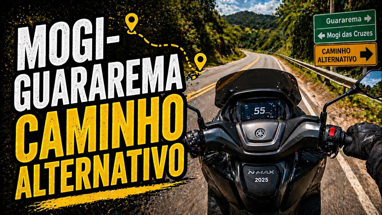 Caminho Alternativo Mogi Guararema | NMAX com Garupa