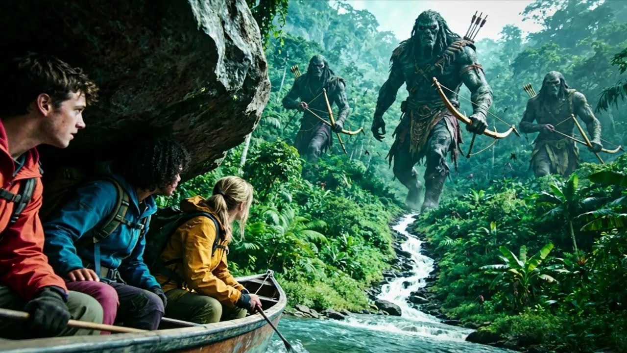 Stranded on a Mysterious Island She Discovers the King of the Creatures