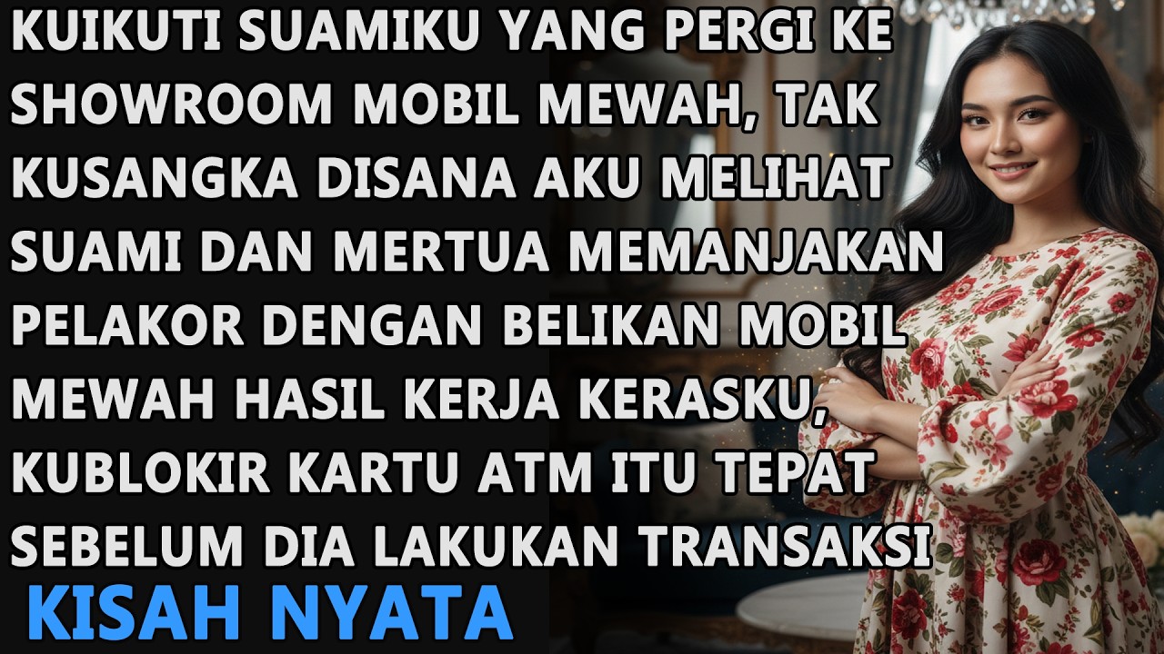 KUIKUTI SUAMIKU YANG PERGI KE SHOWROOM MOBIL MEWAH, TAK KUSANGKA MERTUA DAN SUAMI MEMANJAKAN PELAKOR