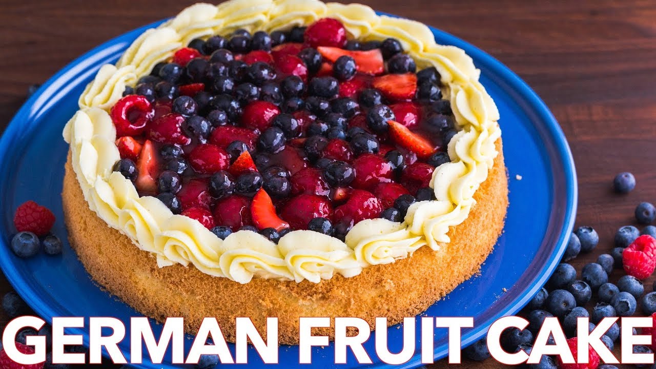 Как приготовить немецкий рецепт фруктового торта (Obsttorte)