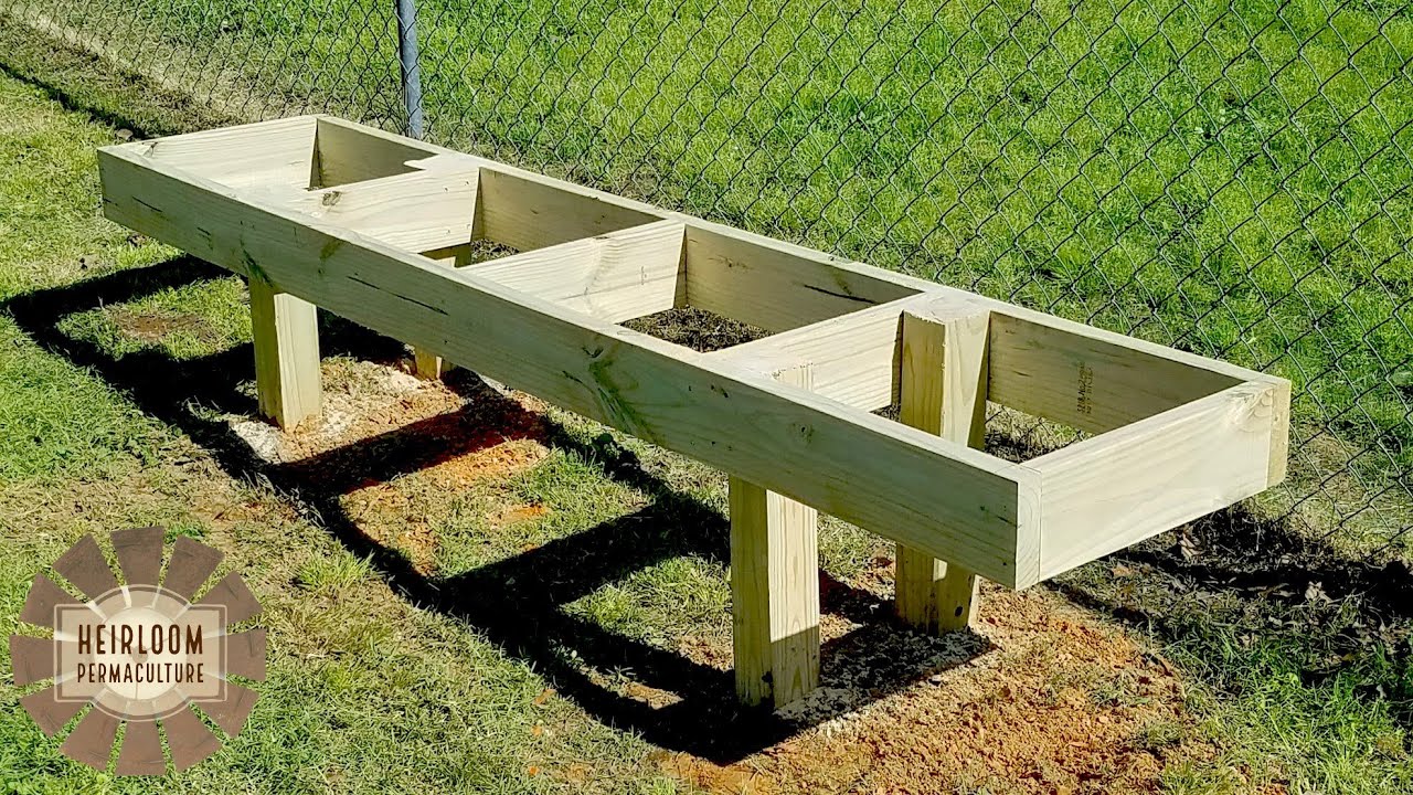 How We BUILT a Beehive Stand | Heirloom Permaculture