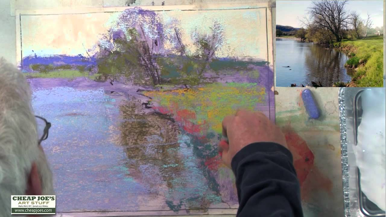 Pastel Techniques with Paul deMarrais - Acrylic Matte Medium Demo