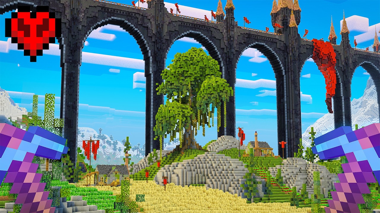 I&rsquo;m Building THE PERFECT Farming Village in Hardcore Minecraft