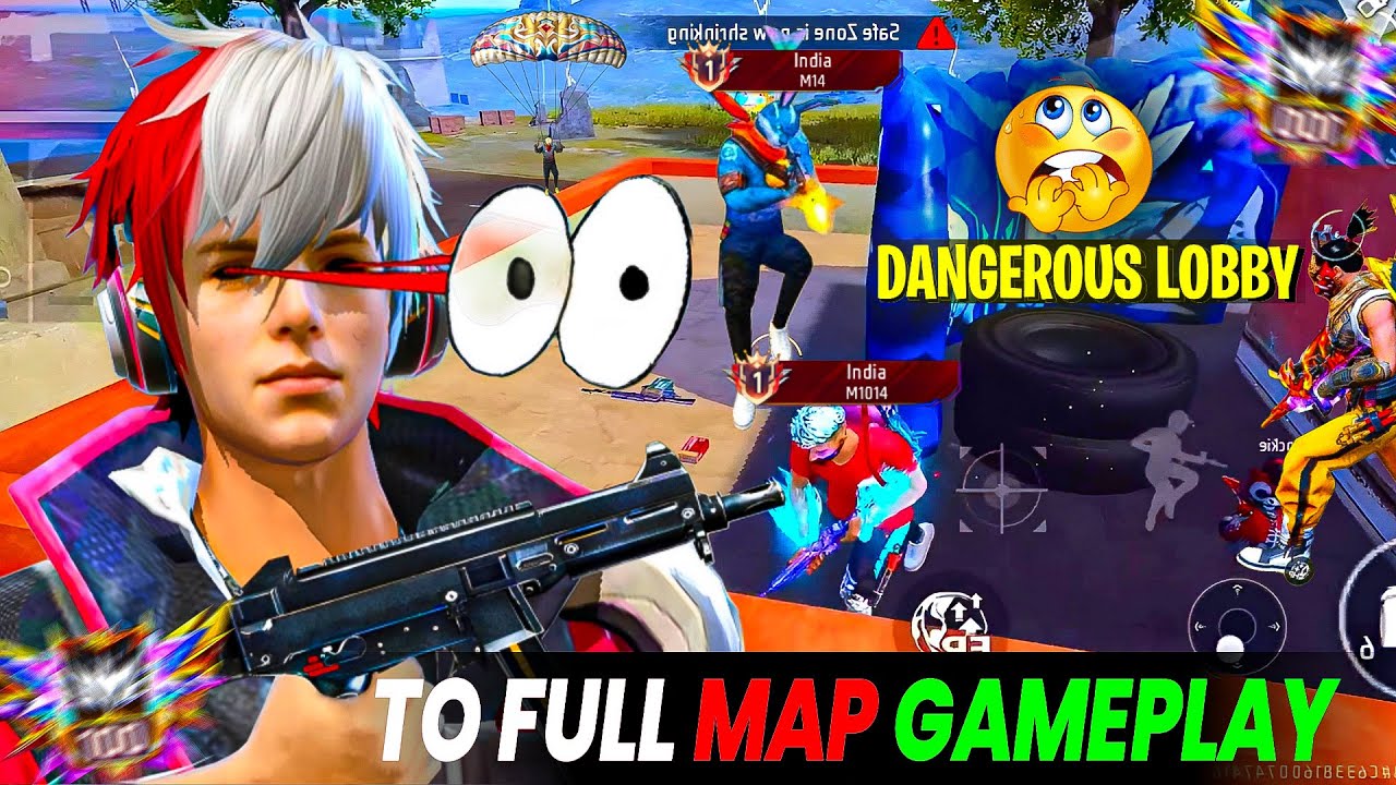 First Time Solo Full Gameplay 🥵Region Pushing in Solo #freefire