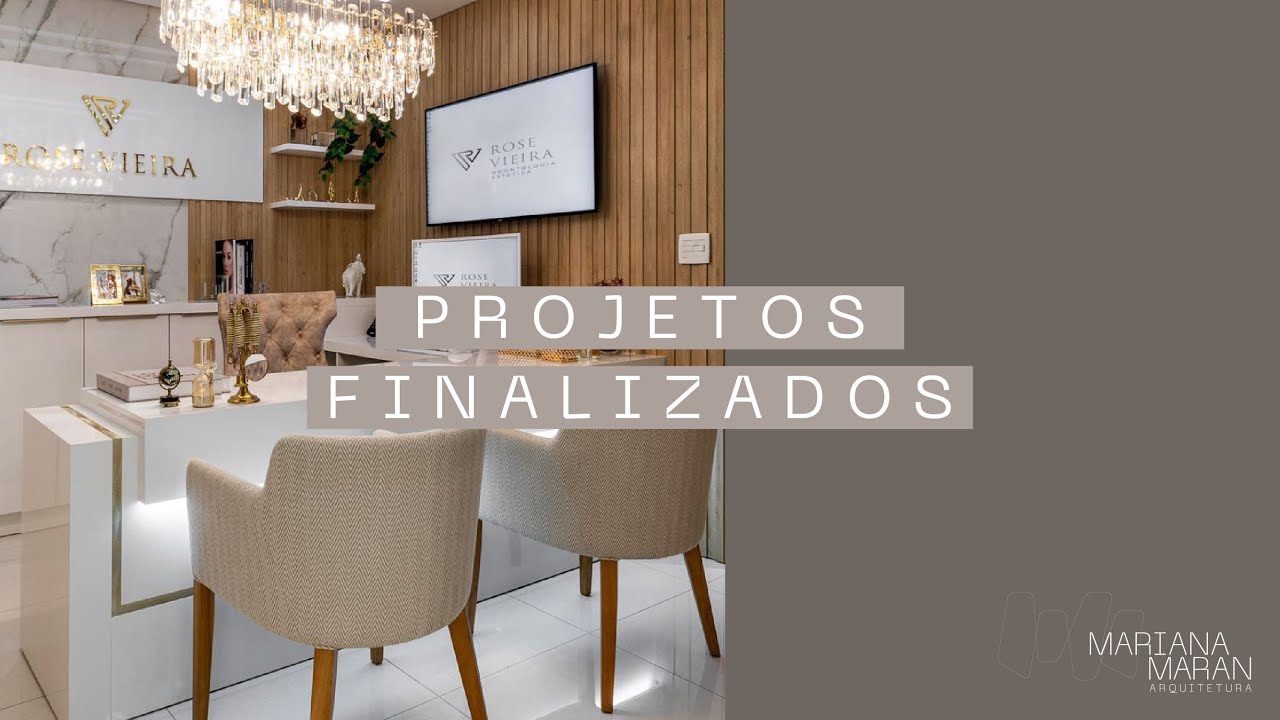 Clínica odontológica decorada com antes e depois do projeto