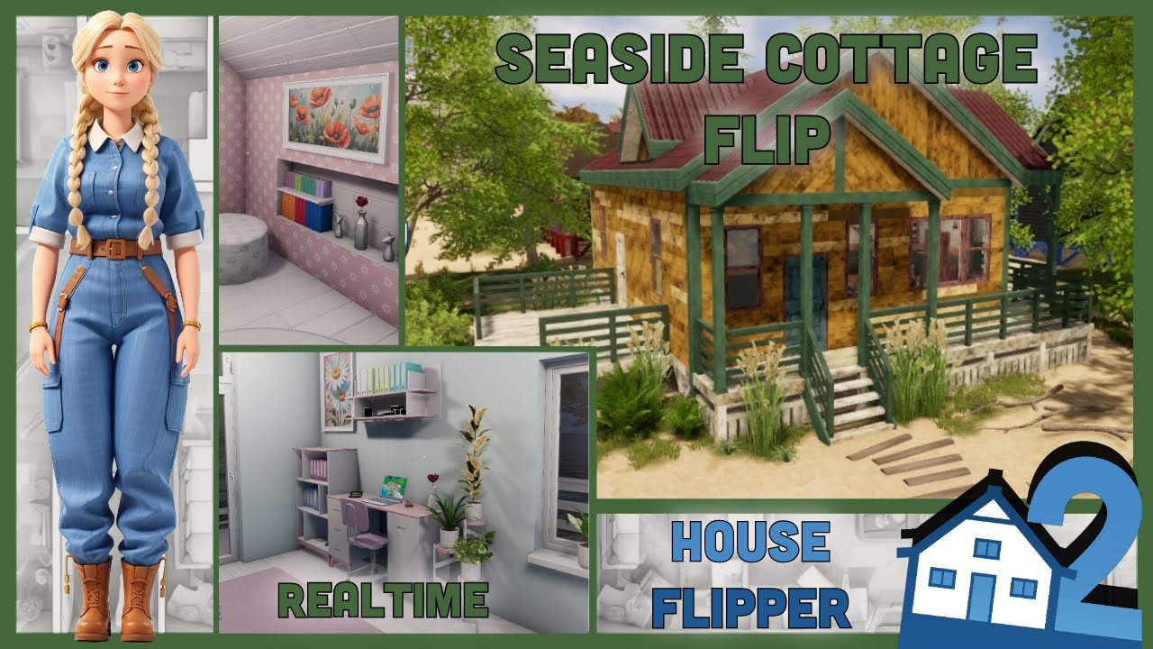 Seaside Cottage, Realtime, House Flip, House Flipper 2