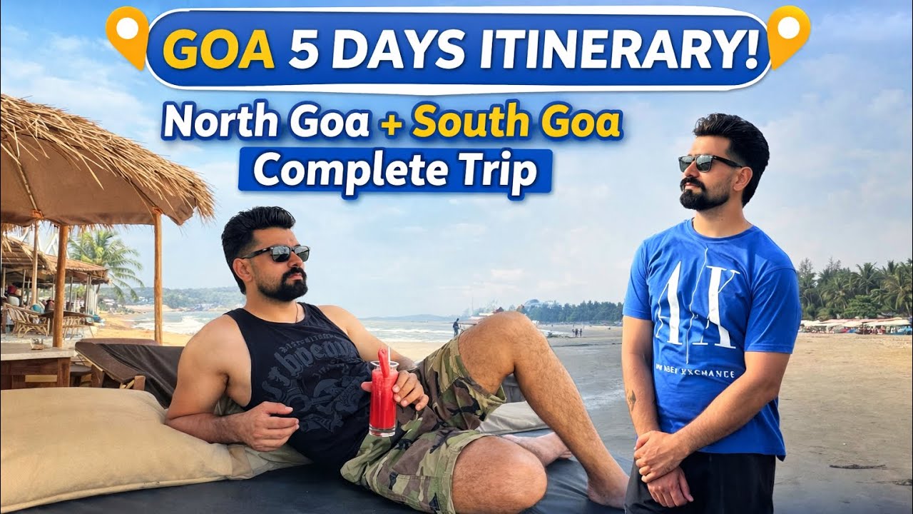  Goa Trip Itinerary 5 Days 🏖️ | Budget to Luxury | North & South Goa | BitesandBackpacks🔥