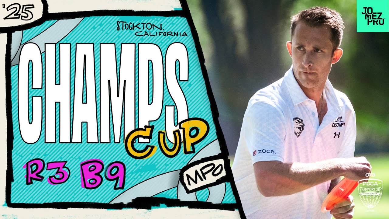 2025 PDGA Champions Cup | MPO R3B9 | Robinson, McBeth, Barela, Wysocki | Jomez Disc Golf