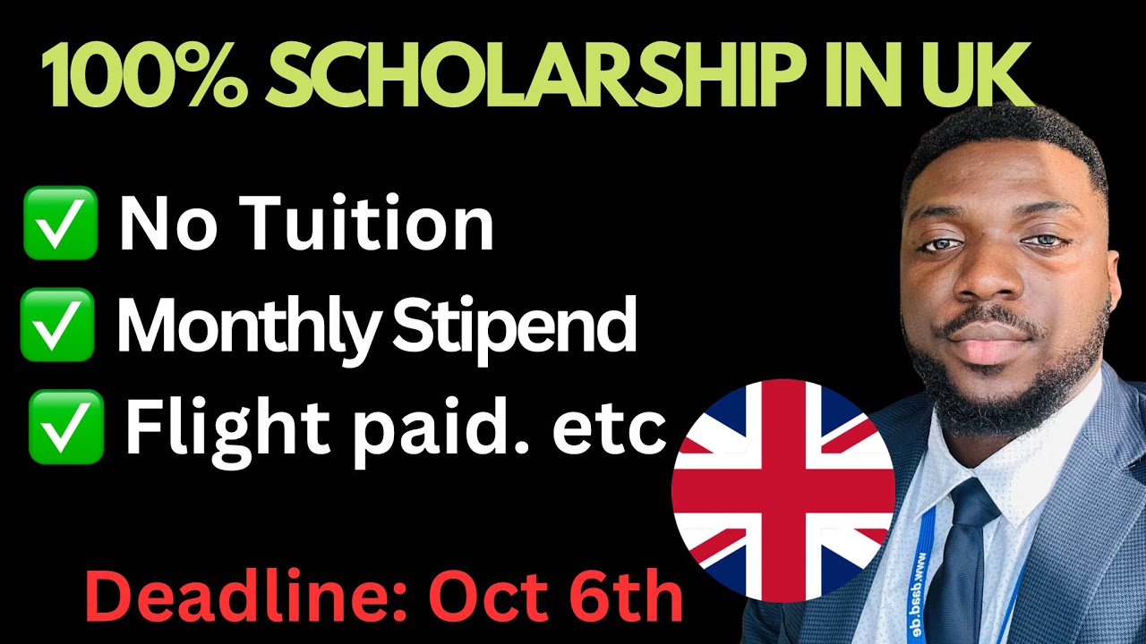 FULLY FUNDED SCHOLARSHIP FOR INTERNATIONAL STUDENTS IN UK 2026