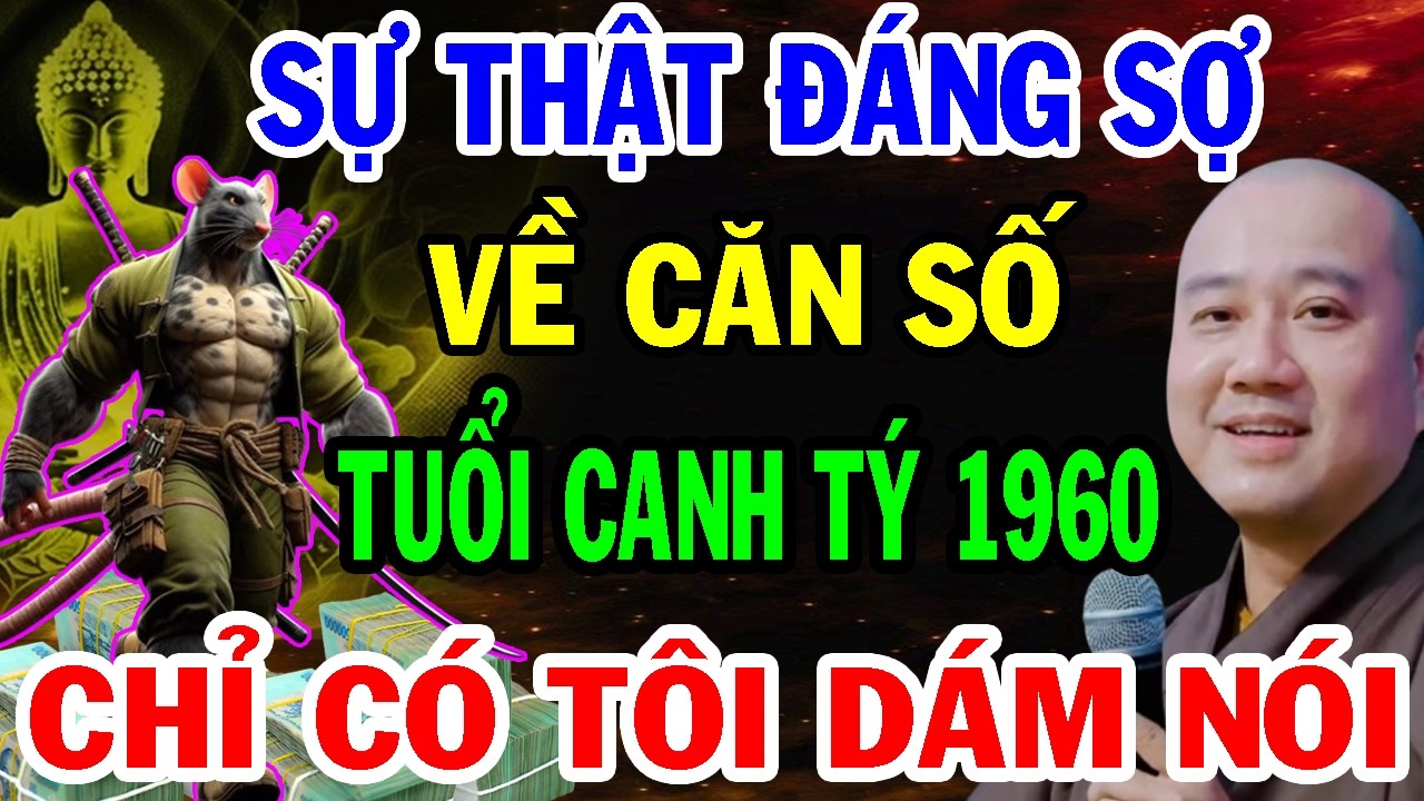 Thầy Pháp Hòa Tiết Lộ Về Căn Số Tuổi Canh Tý 1960, Tiền Vận Gian Nan Vất Vả - Hậu Vận Mới An Nhàn