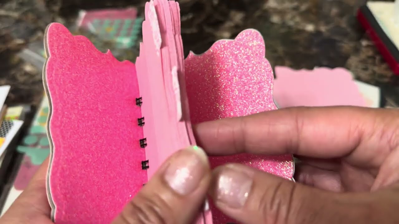 Craft Fair Ideas:  Mini Albums and Sizzix Telephone #2 Bigz Die