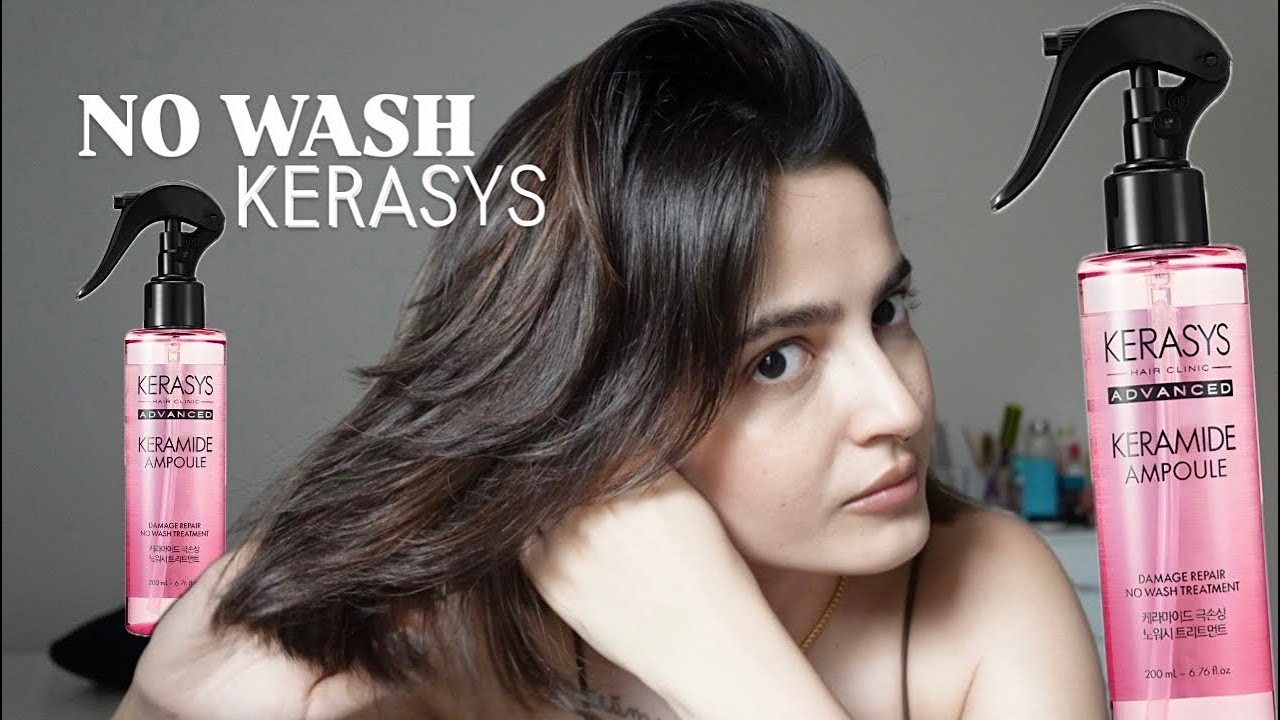 Testei o novo No Wash AMPOULE de KERASYS | Vale a pena?