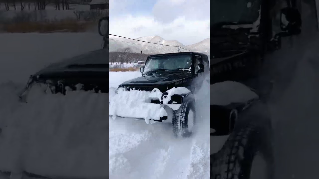JEEP wrangler tj スノーアタック