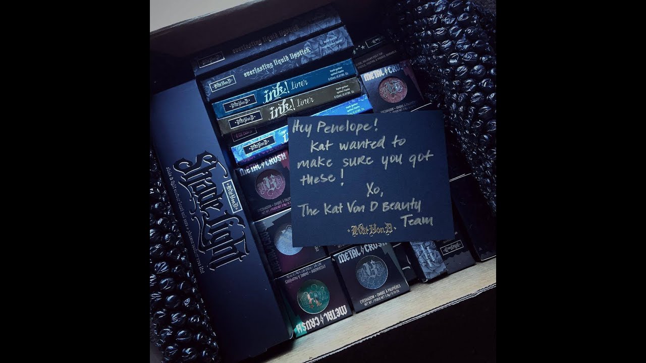 |My Massive Makeup Collection| Kat Von D Beauty Unboxing
