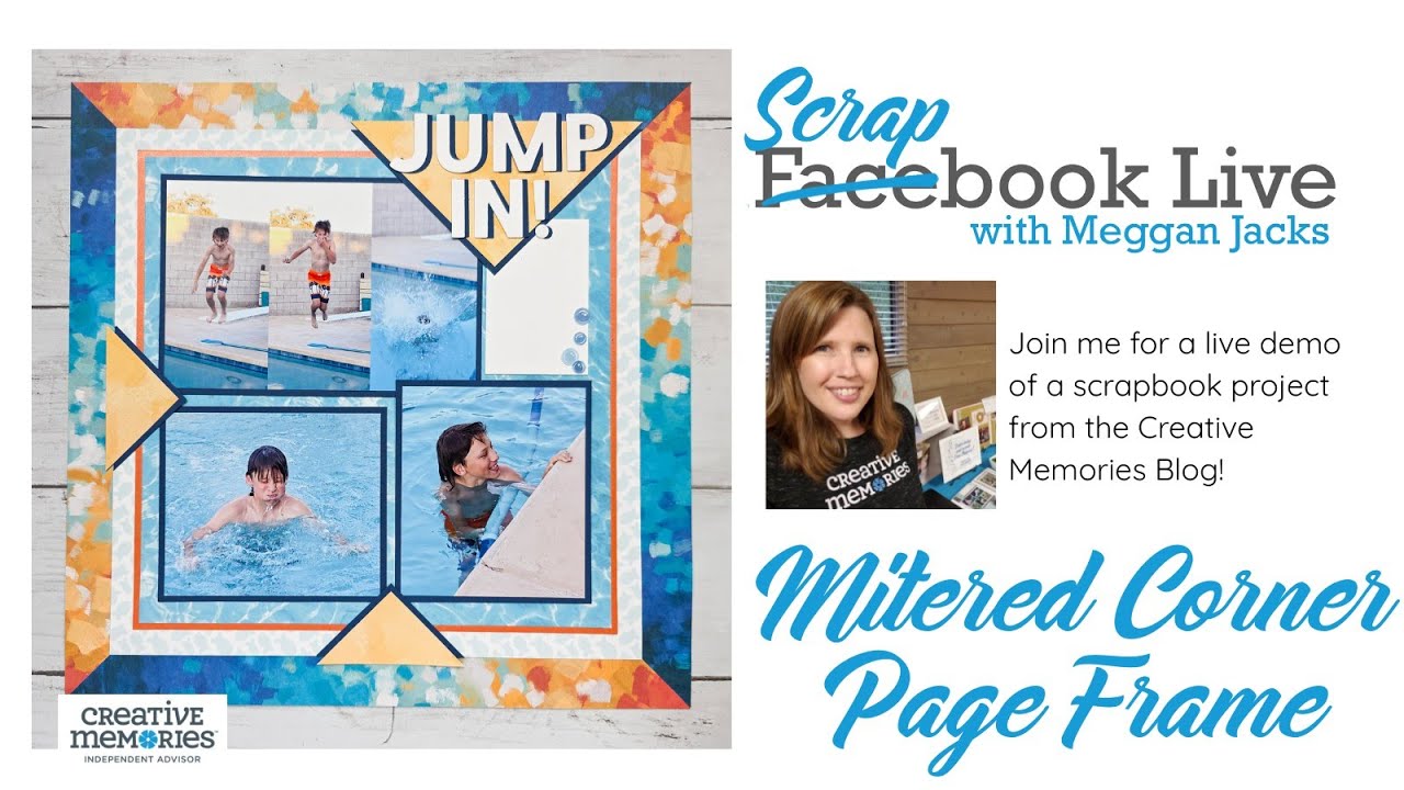 Scrapbook Live - Mitered Corners Page Frame Layout