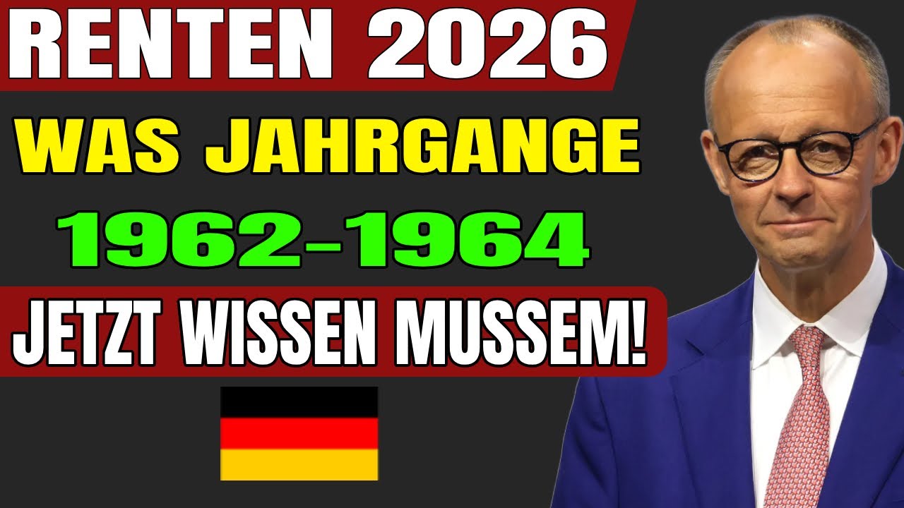 Geburtsjahr 1962&ndash;1964? So &auml;ndern sich eure Renten ab 2026!