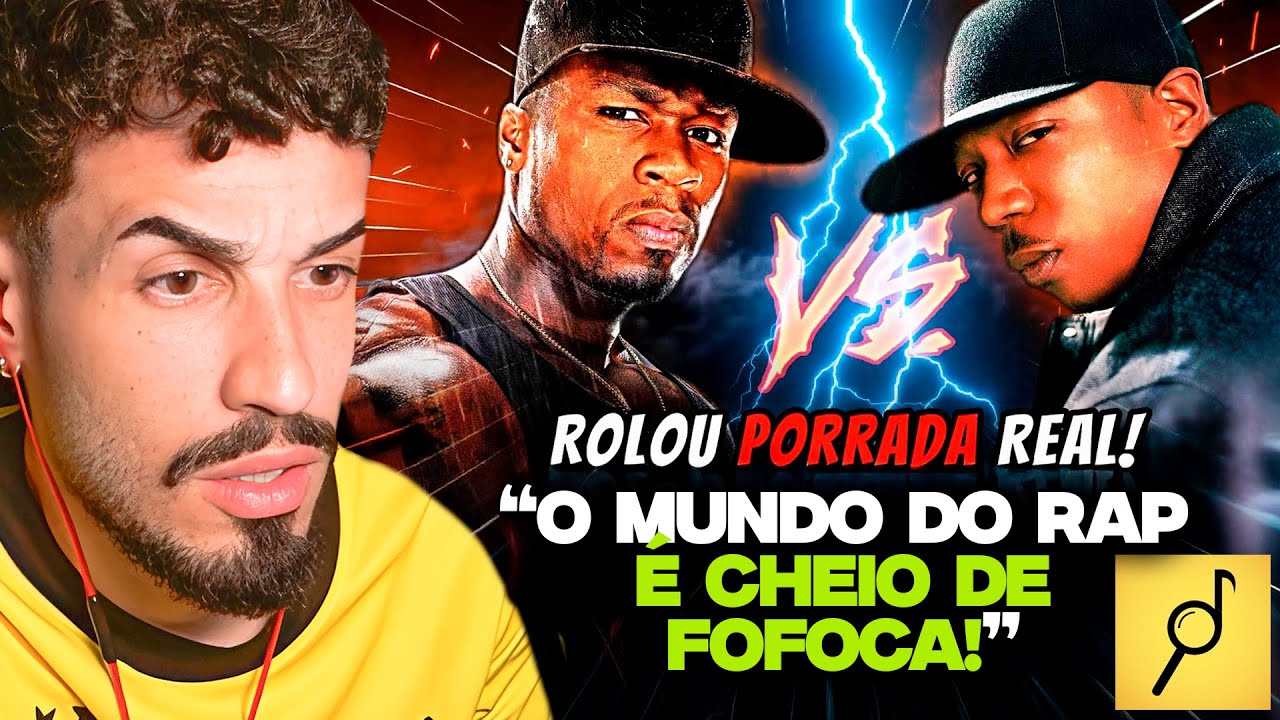 A M&Uacute;SICA PROIBIDA QUE ESTOUROU A TRETA ENTRE 50 CENT E JA RULE! | REACT DECIFRA HITS
