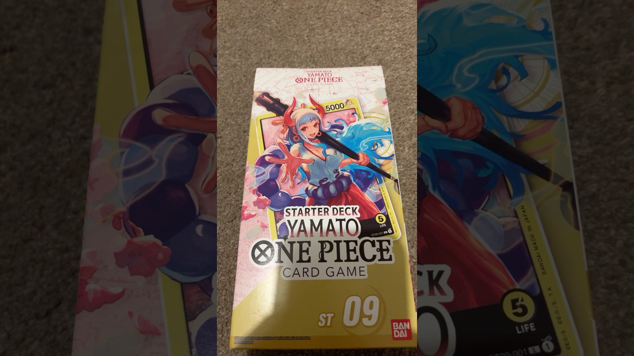 Yamato starter deck one piece card game st 09 #onepiece
