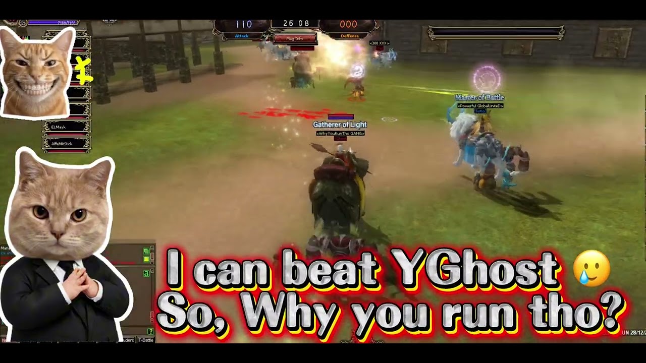 KalOnline (PVP) - Castle War - YGhost Lvl 125 - Guild GANG + Ally vs XXX + Ally - Run Run YG Coming!