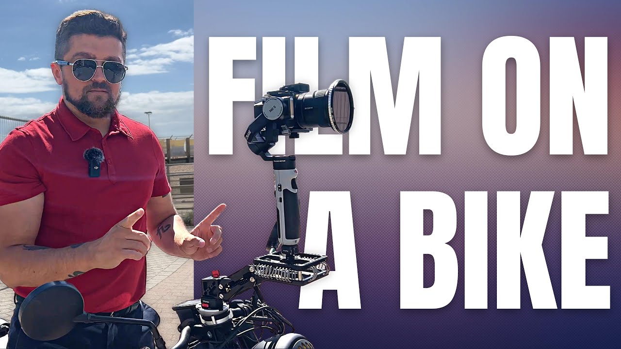 How to Mount a DSLR on a Bike - Steady Arm, Crane M2S, Sony ZV E10