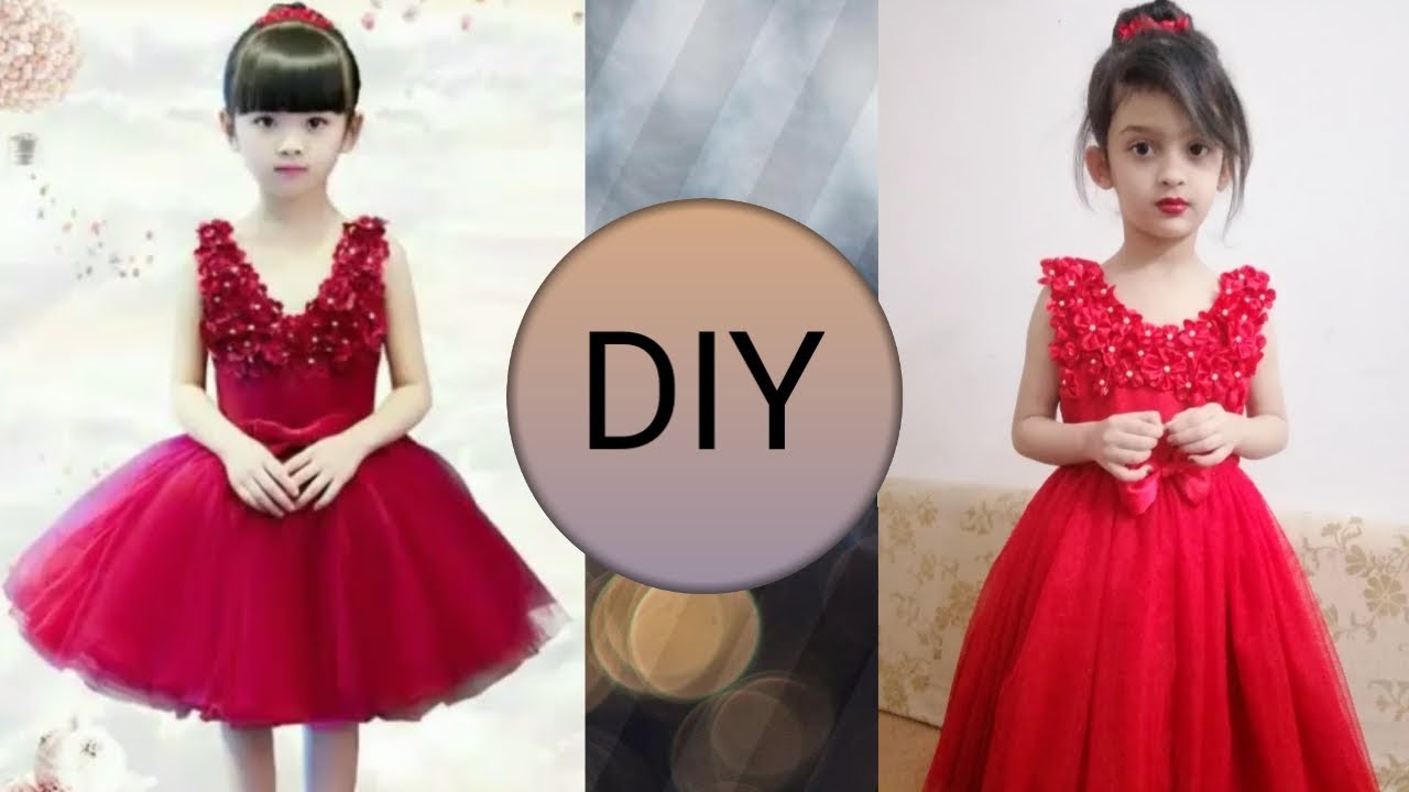 DIY||Designer kids frock full tutorial