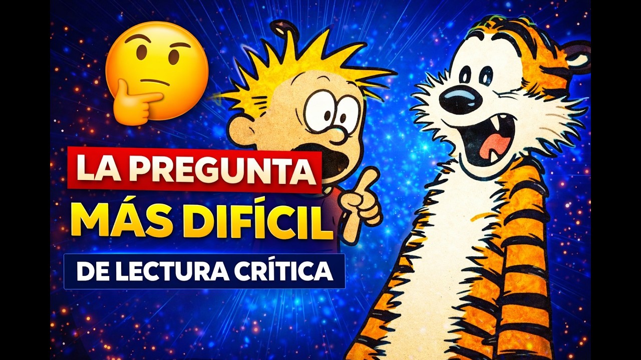 La pregunta que hace caer a los mejores | Lectura Crítica con caricaturas