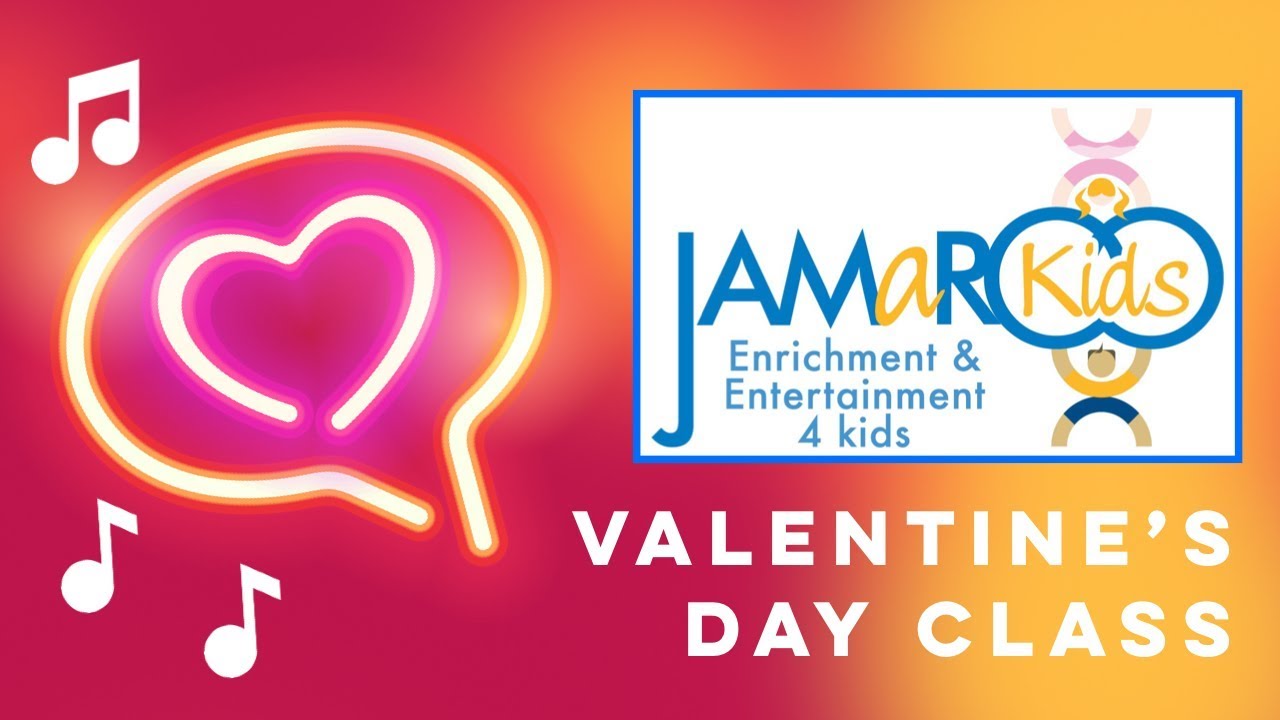 Valentines Day Music Class with JAMaROO Kids - Children's Educational Video