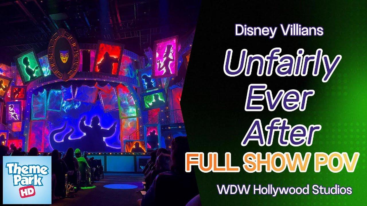 [NEW] Disney Villians: Unfairly Ever After at WDW Hollywood Studios [FULL 4K SHOW POV]