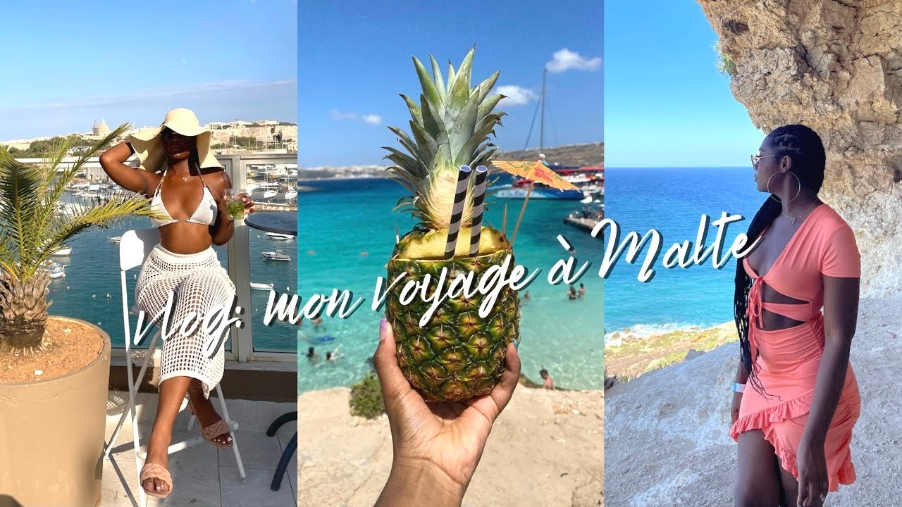 VLOG: MON VOYAGE A MALTE | girls trip, catamaran, Comino Island, gozo quad, night life, resto, etc..
