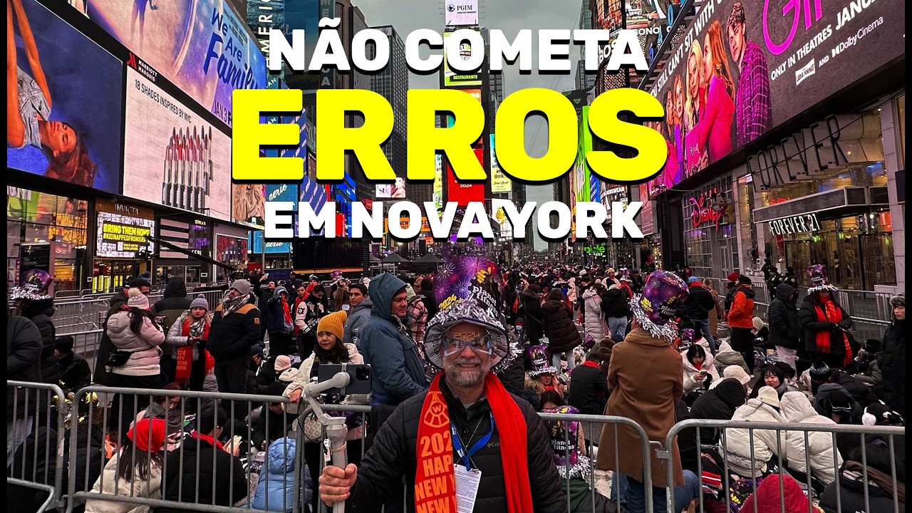 10 ERROS COMUNS que você DEVE EVITAR na viagem para Nova York