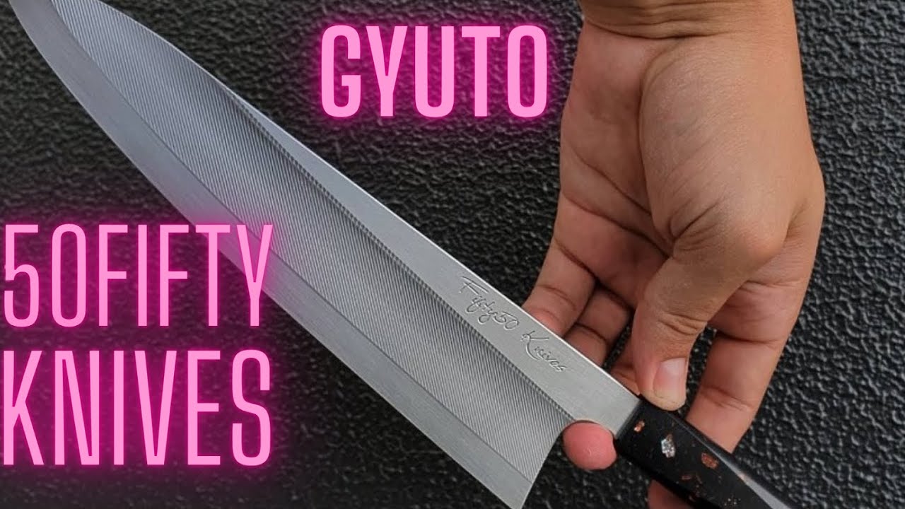 Review da Gyuto (faca chef) 50FiftY Knives