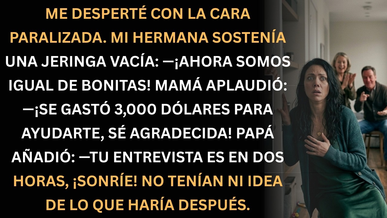 Me desperté paralizada, mi hermana con una jeringa… ¡nadie imaginó lo que hice después!.