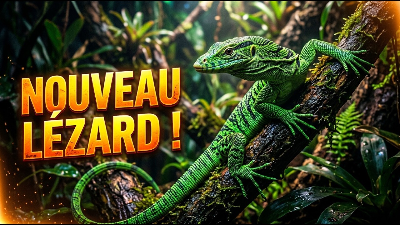 Découvrez mon incroyable nouveau lézard !